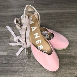 Manebi Soft Suede Low Wedge Espadrilles
Hamptons